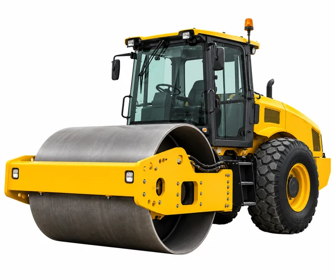 Road rollers and compactors for rent